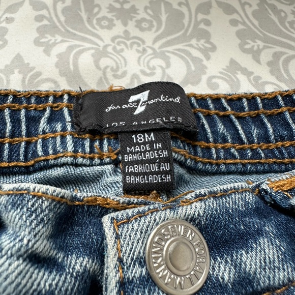 7 For All Mankind Baby Blue Jeans 18 Months - Picture 2 of 4